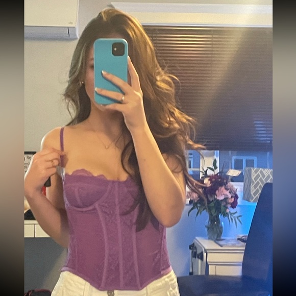 Urban Outfitters Modern Love corset size Med (RARE COLOUR) - Picture 4 of 6